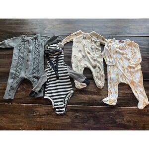 Lot Of Baby Boy One Piece Outfit Sleepers 3 Months Nordstrom Milkbarn Carters